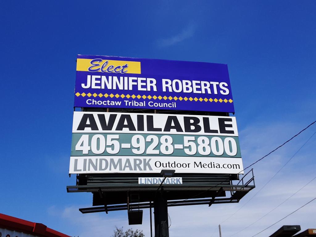 Photo of a billboard in Cameron