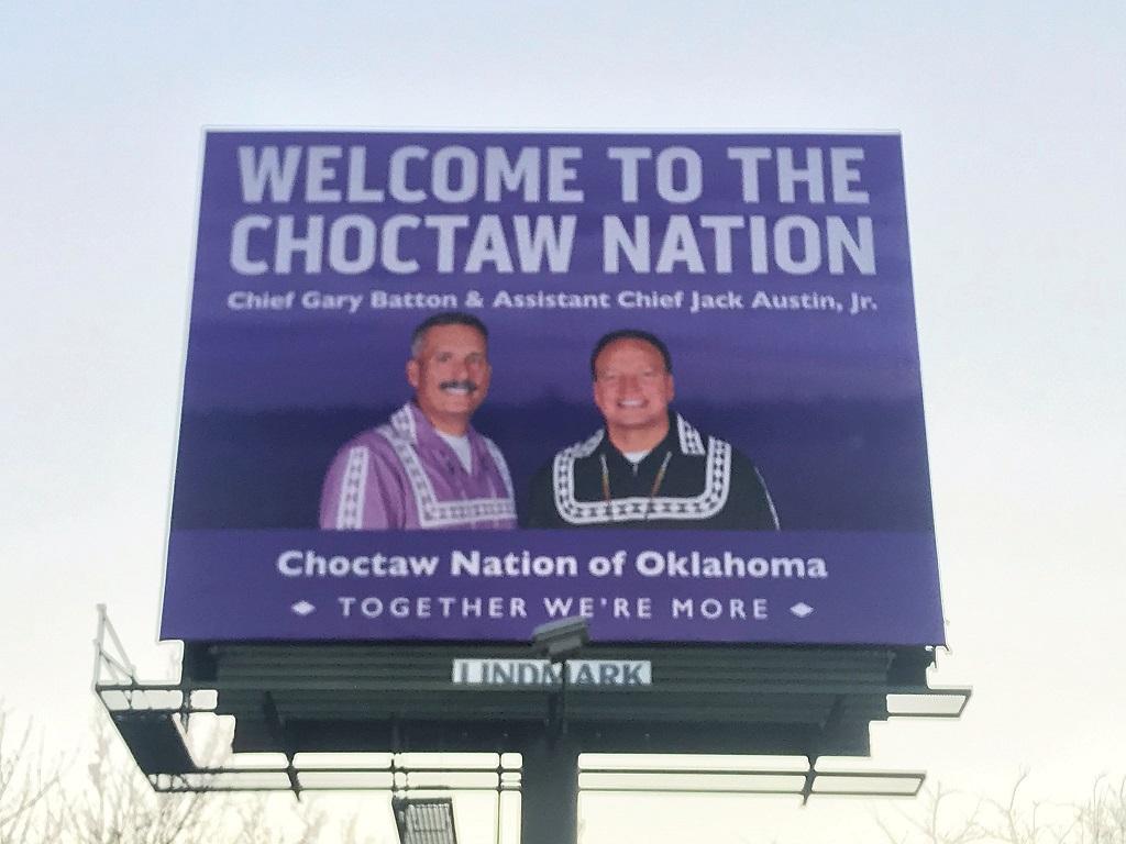 Photo of a billboard in Hackett