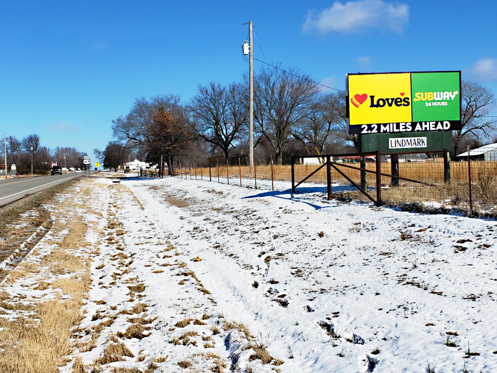 Photo of a billboard in Nowata