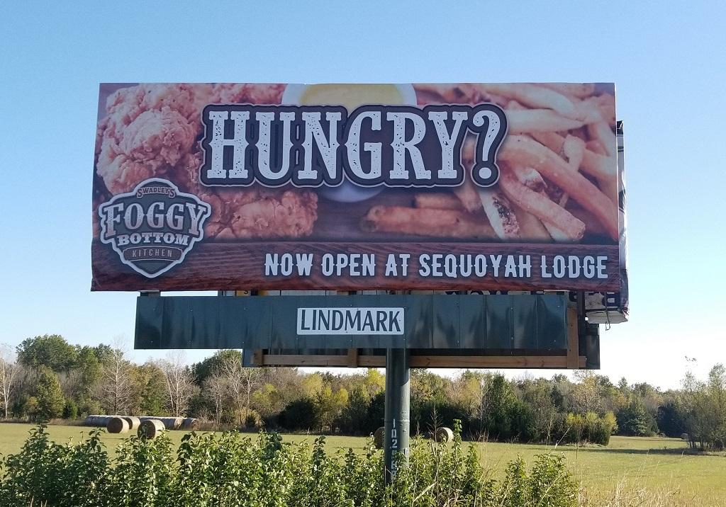 Photo of a billboard in Wagoner