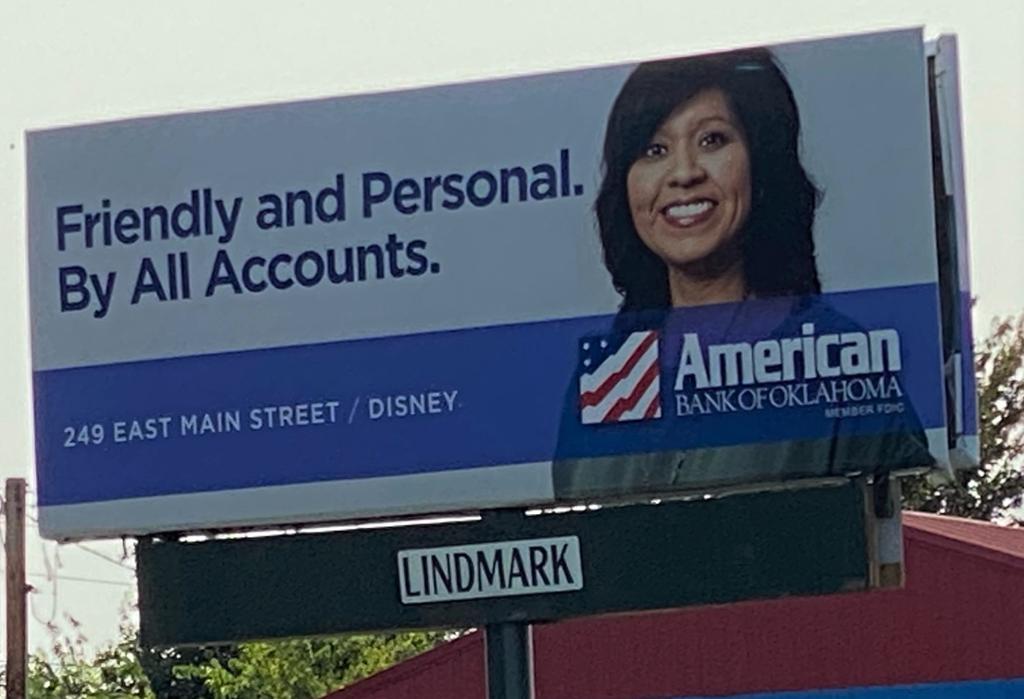 Photo of a billboard in Spavinaw