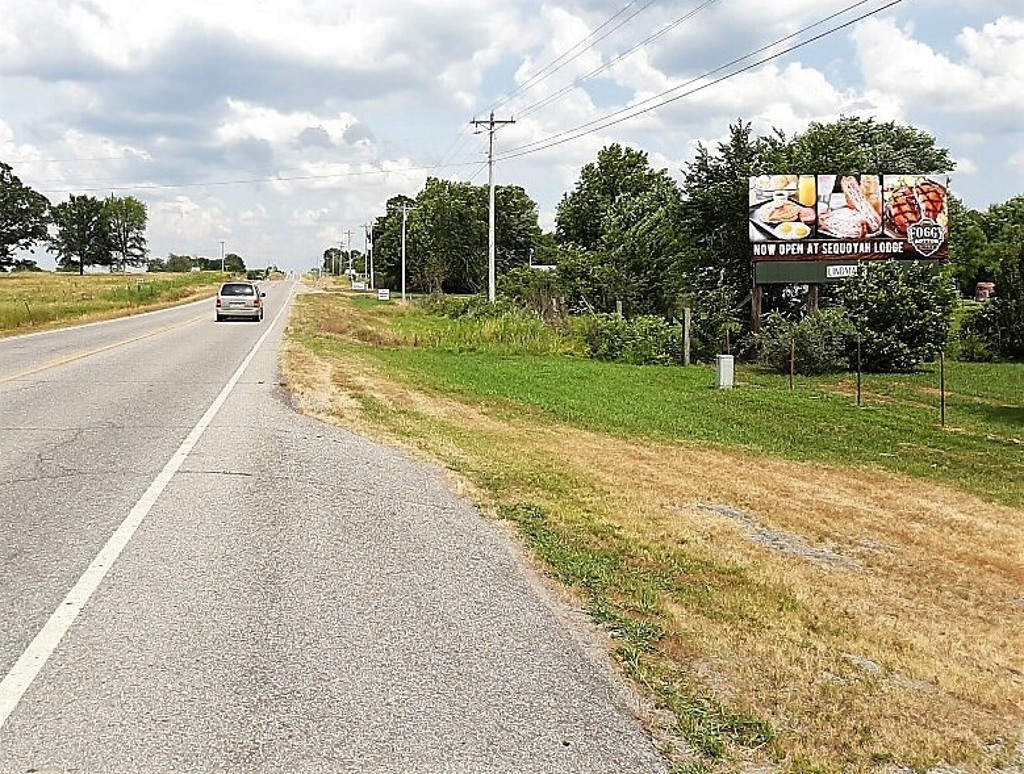 Photo of a billboard in Hulbert