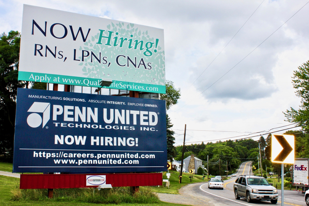 Photo of a billboard in East Butler