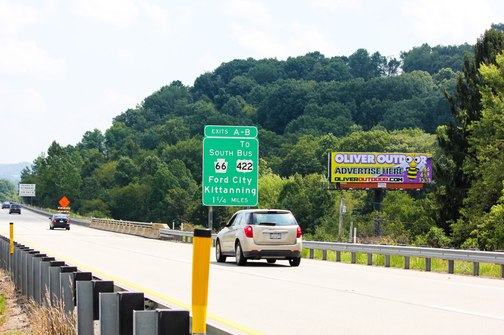 Photo of a billboard in Kittanning