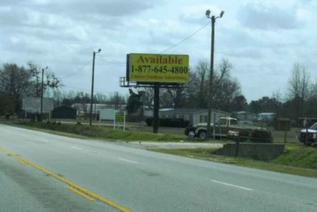 Photo of a billboard in Lydia