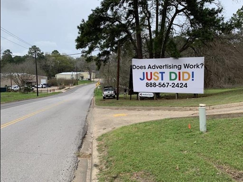 Photo of a billboard in Trinity