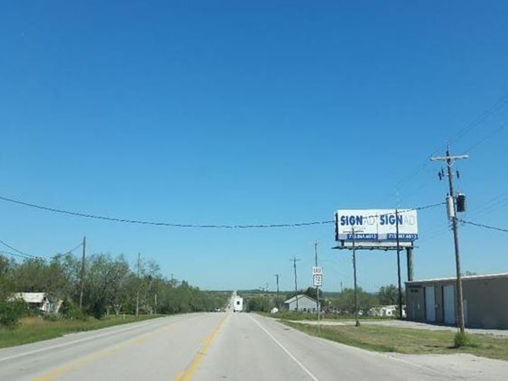 Photo of a billboard in Pawnee