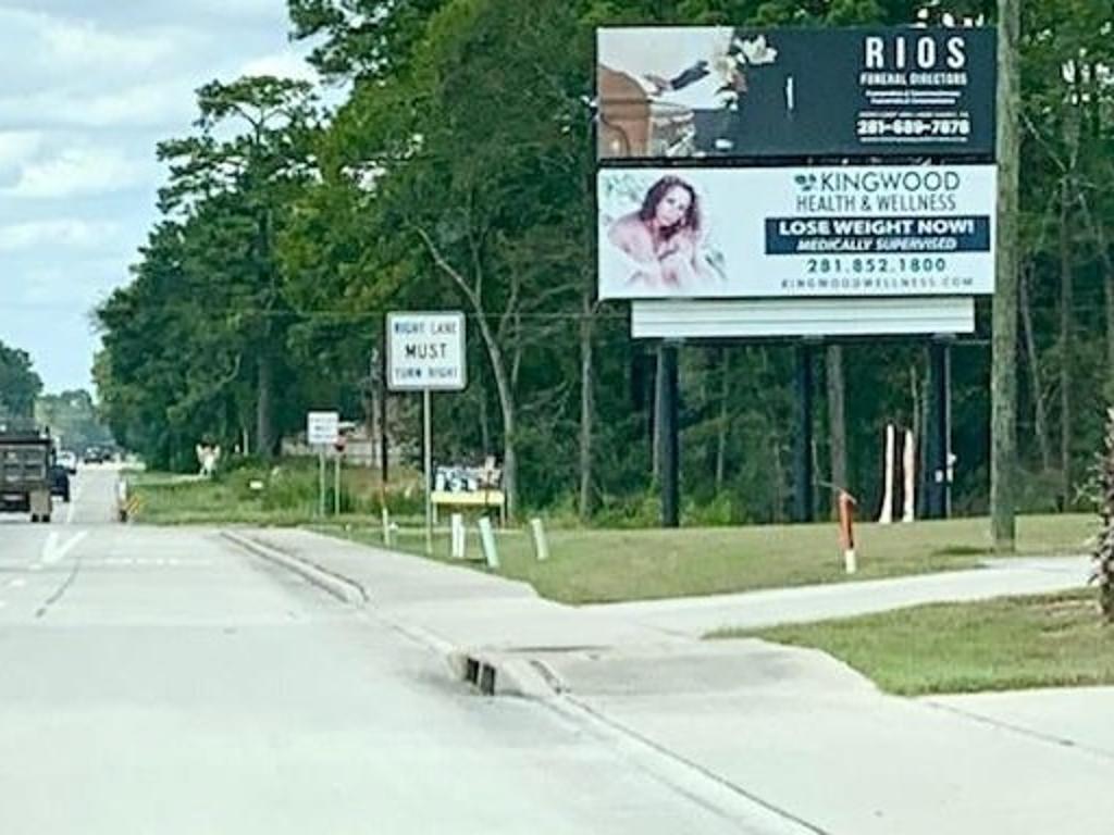 Photo of a billboard in New Caney