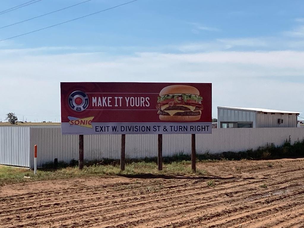 Photo of a billboard in Ransom Canyon