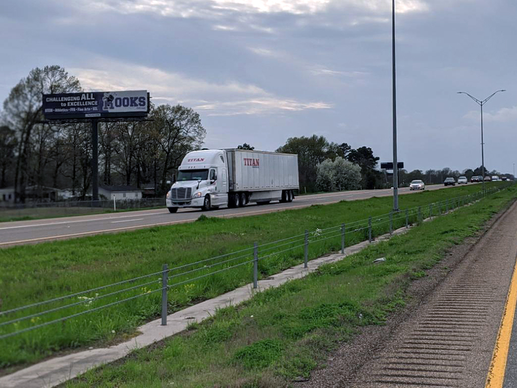 Photo of a billboard in Hooks