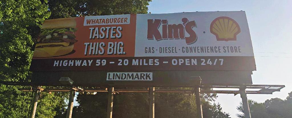 Photo of a billboard in Redwater