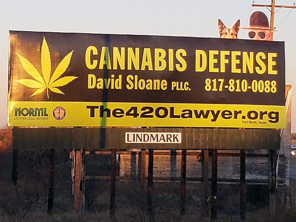 Photo of a billboard in May