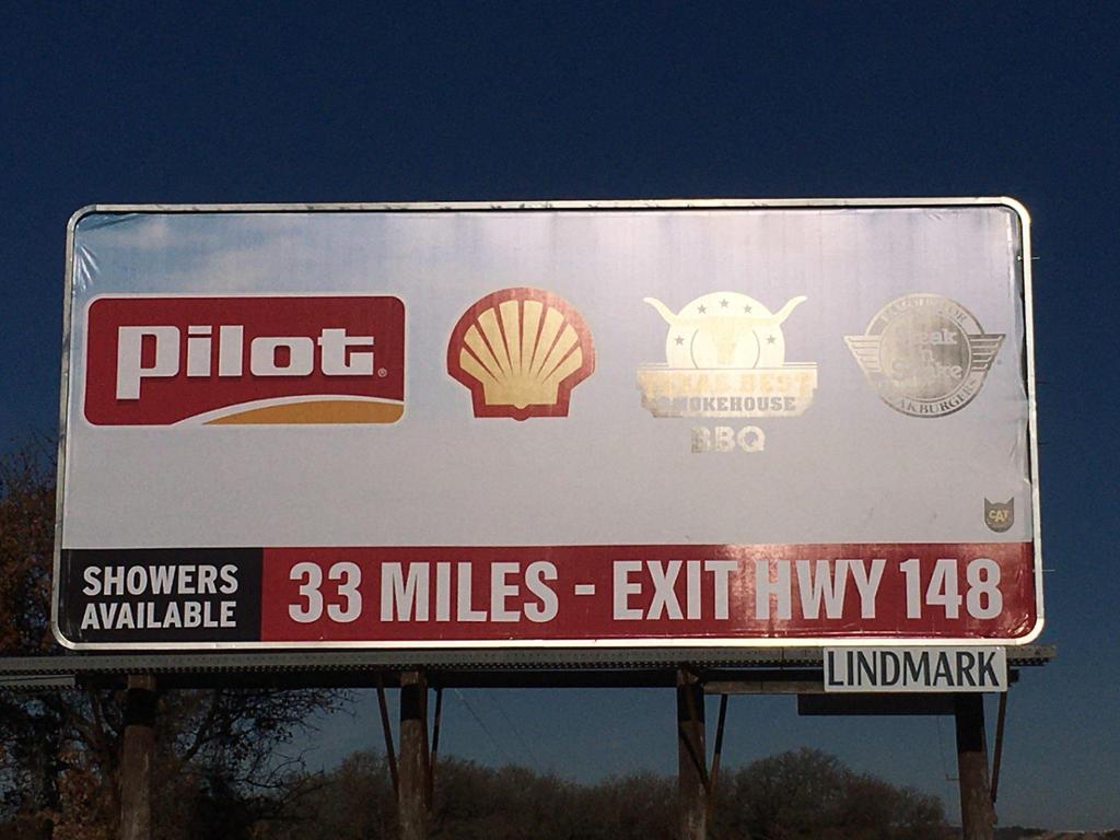 Photo of a billboard in Sunset