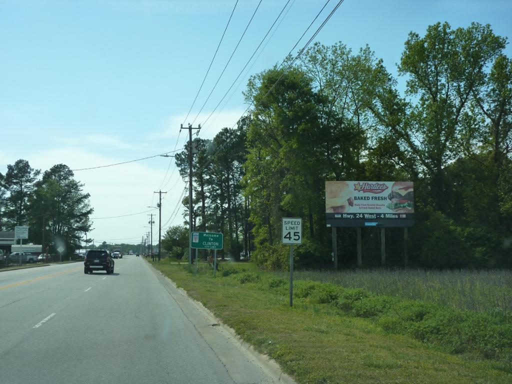 Photo of a billboard in Clinton
