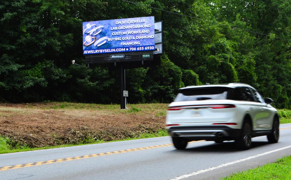 Photo of a billboard in Dawsonville
