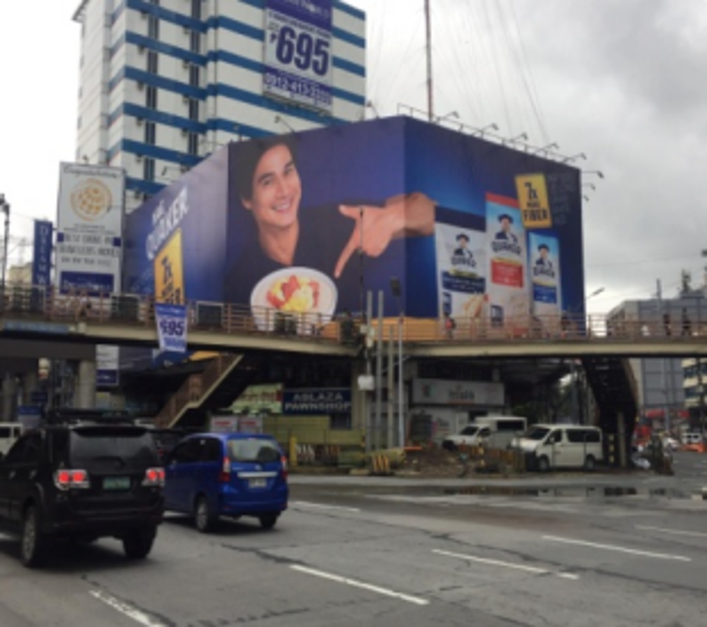 Photo of a billboard in Quezon City