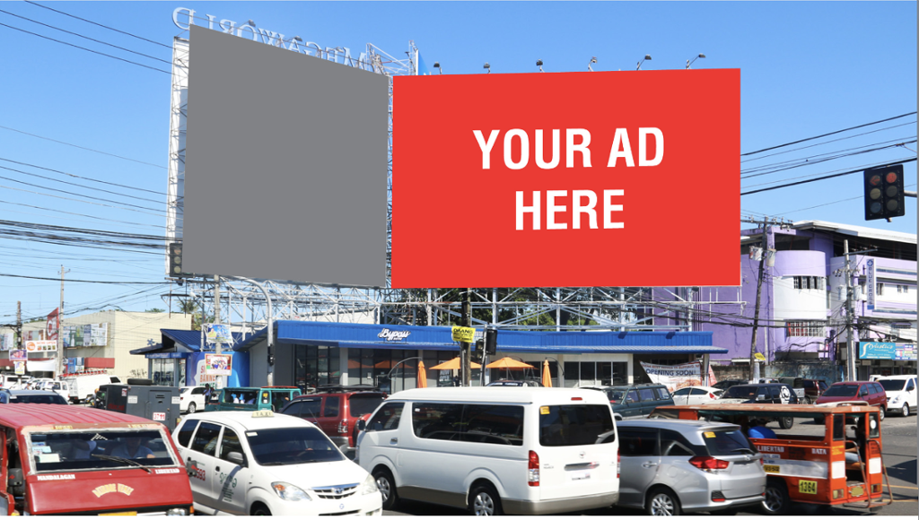 Photo of a billboard in Padang