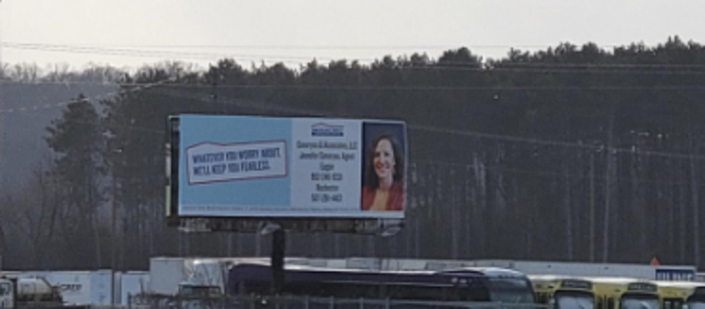 Photo of a billboard in Dennison