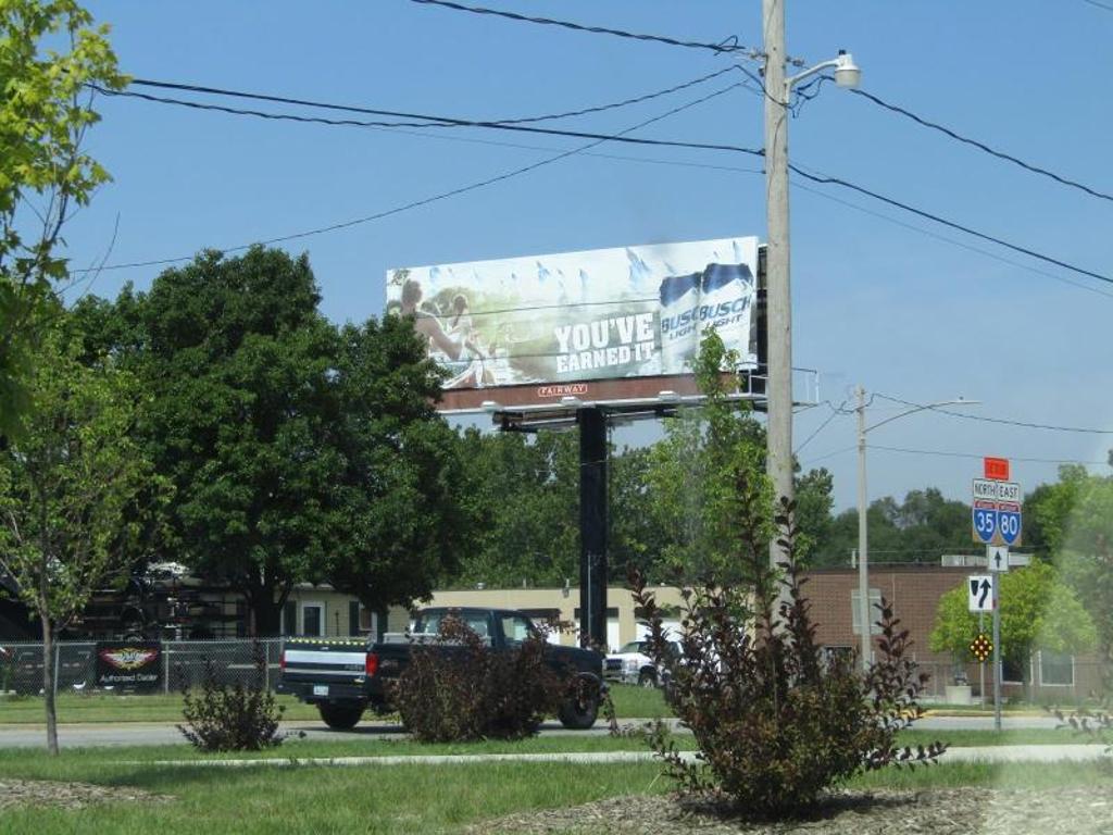 Photo of an outdoor ad in Des Moines